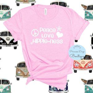 Peace Love Hippie-nessβ Graphic Tee Shirt